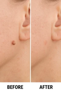 Skin tags removal Bovingdon before and after