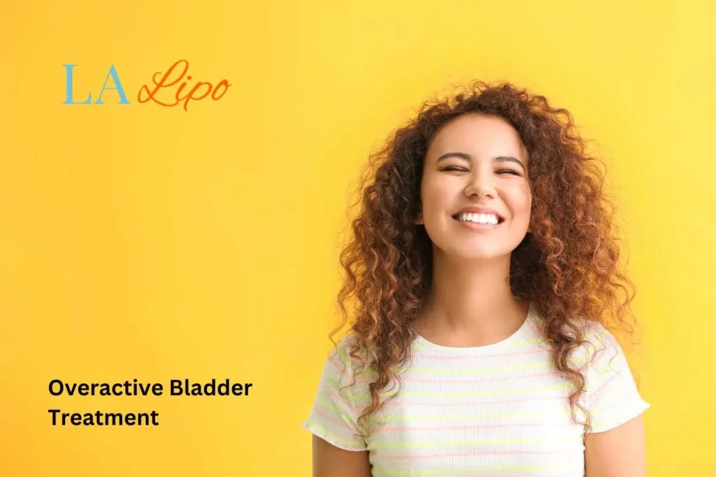 woman smiling about overactive bladder treatment Bovingdon solutions