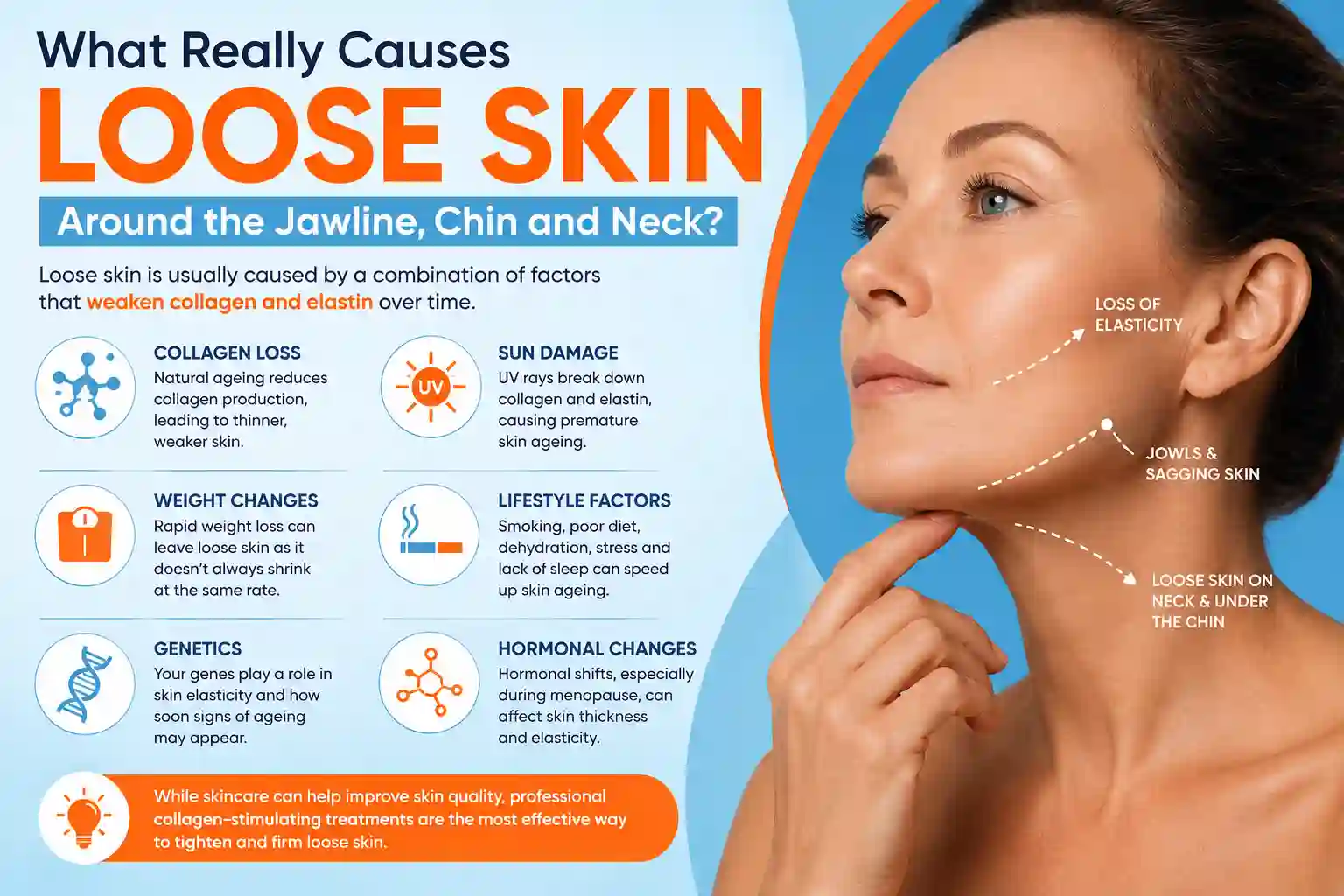 What Really Causes Loose Skin Around the Jawline, Chin and Neck Bovingdon?